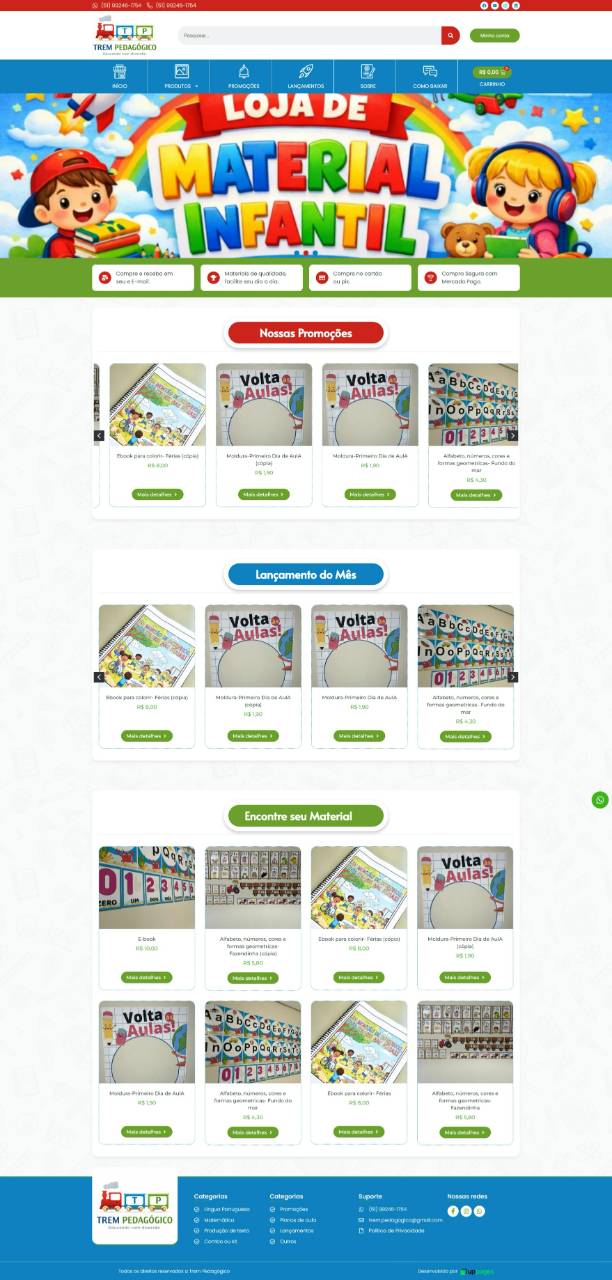 Site Trem Pedagógico