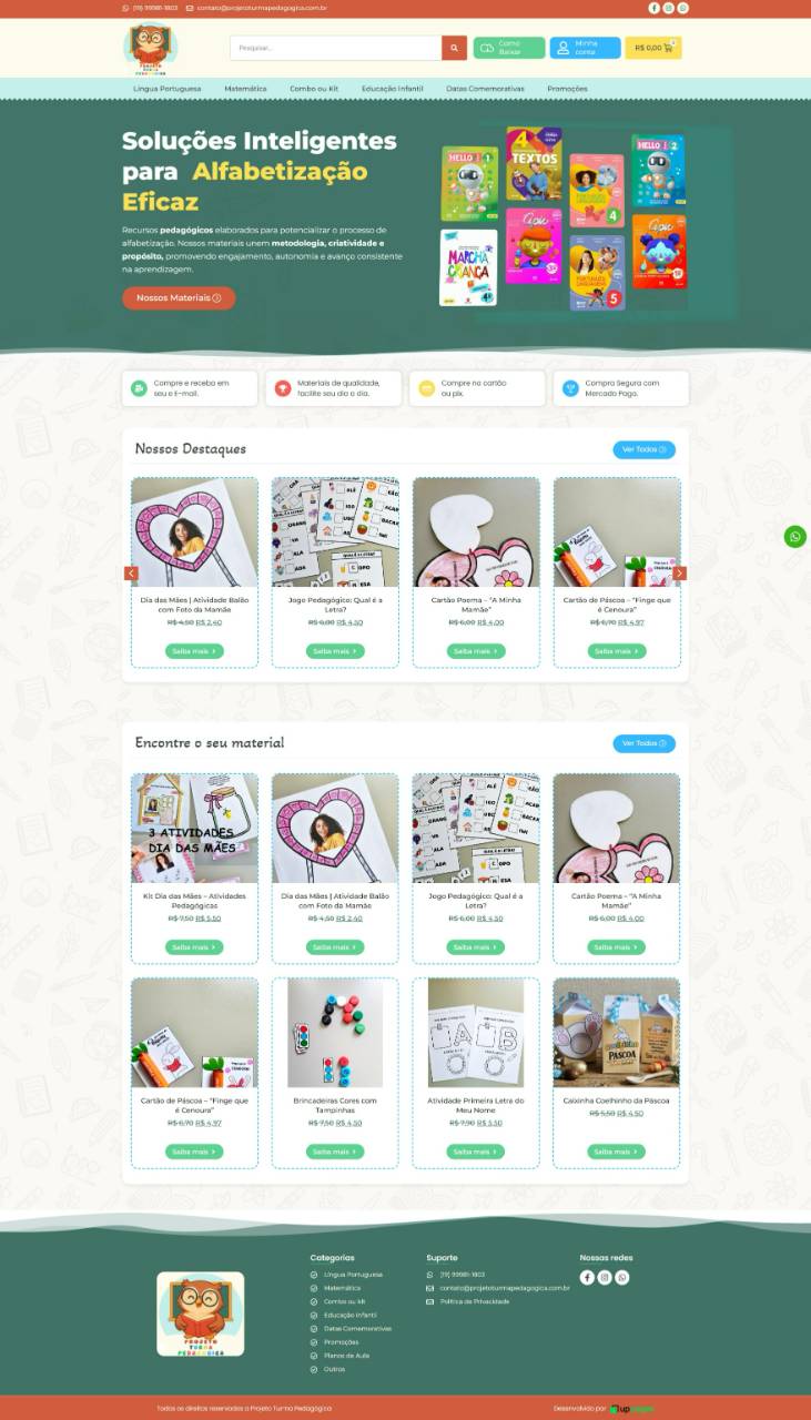 Site Projeto Turma Pedagógica